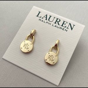 Ralph Lauren~logo earrings